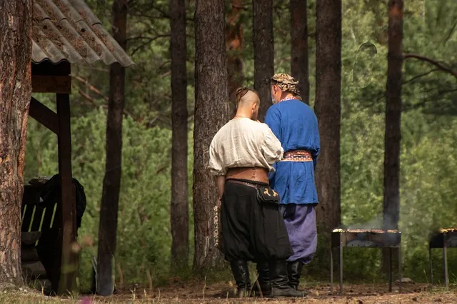 Cosaque russe, heritage des traditions de combat