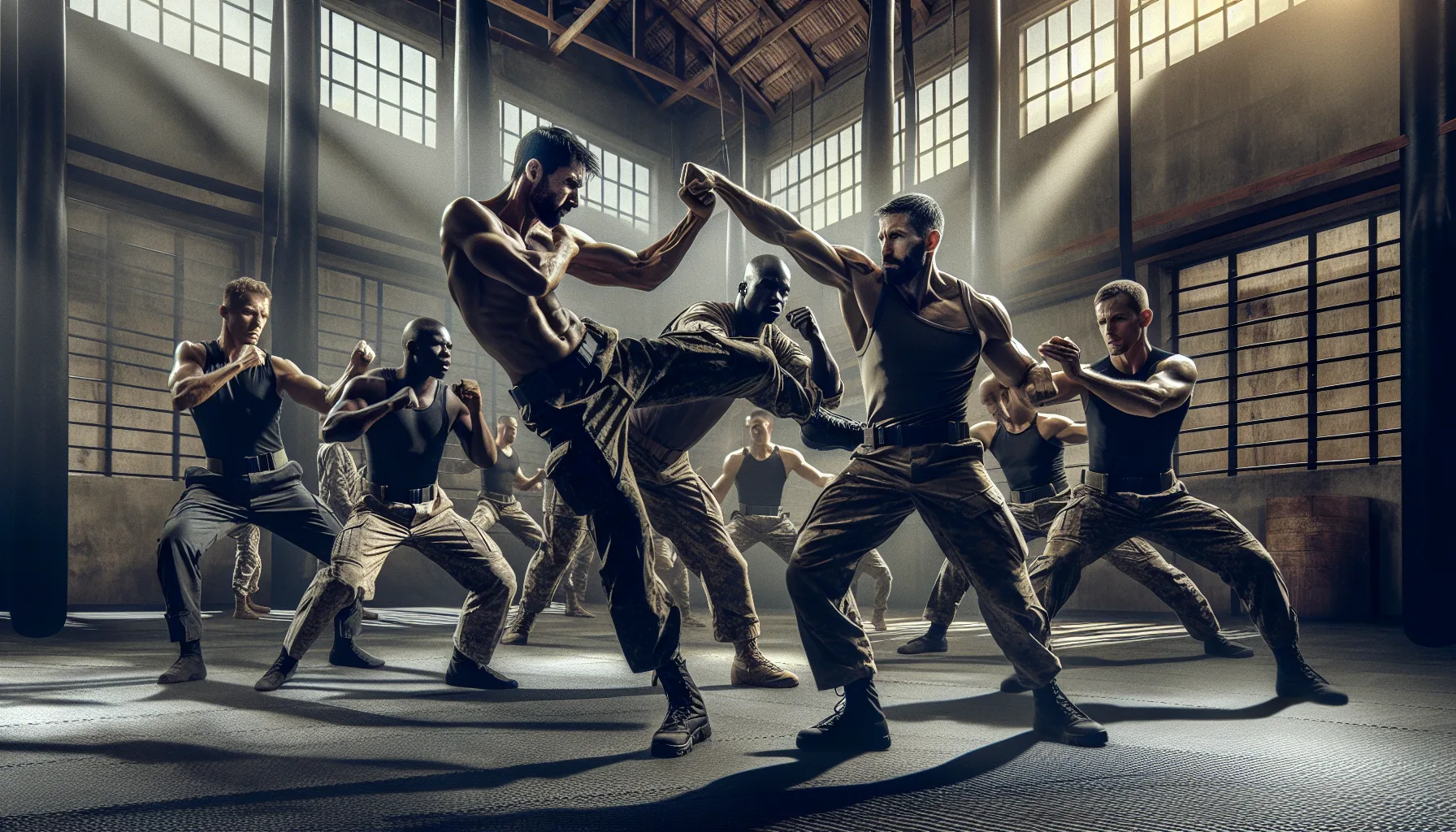 Entrainement au combat rapproche des forces speciales Spetsnaz