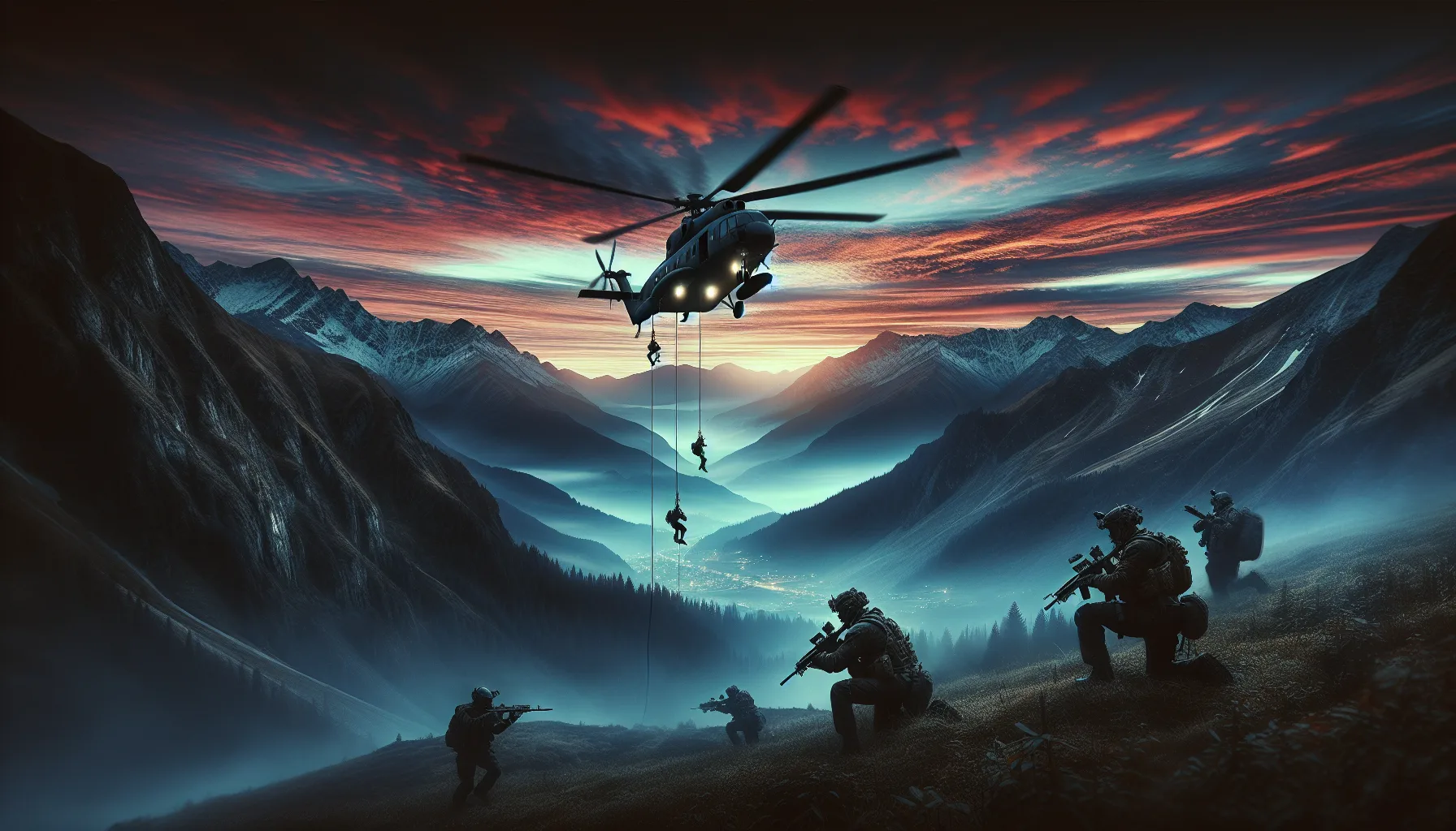 Operation tactique des forces speciales Spetsnaz en milieu urbain